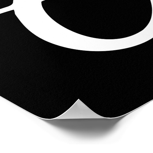 Alleen een meisje dat van koken houdt poster (Hoek)