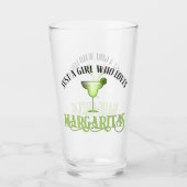 Alleen een meisje dat van Margaritas houdt Glas (Voorkant)