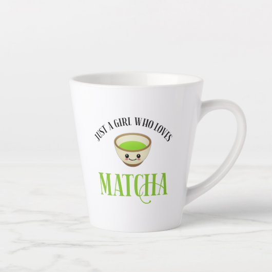 Alleen een meisje dat van Matcha houdt Latte Mok (Rechts)