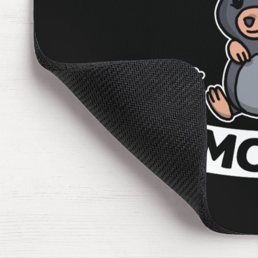 Alleen een meisje dat van Moles Cute Mole Costume  Muismat (Hoek)