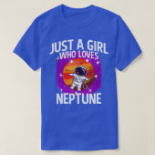 Alleen een meisje dat van Neptune houdt T-shirt (Design voorkant)