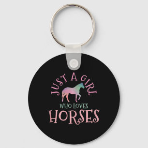 Alleen een meisje dat van paarden houdt... die Roo Sleutelhanger