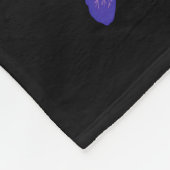 Alleen een meisje dat van paarden houdt fleece deken (Hoek)