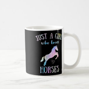 Alleen een meisje dat van paarden houdt... koffiemok