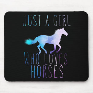 Alleen een meisje dat van paarden houdt... muismat