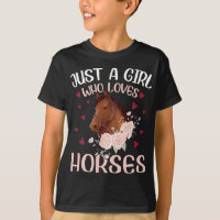 Alleen een meisje dat van paarden houdt