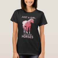 Alleen een meisje dat van paarden houdt