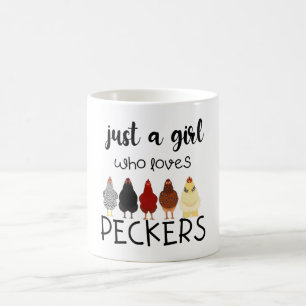 Alleen een meisje dat van Peckers Shirt houdt... Koffiemok