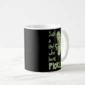Alleen een meisje dat van Pickles S houdt Koffiemok (Voorkant rechts)