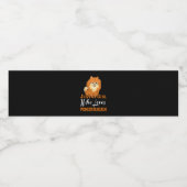 Alleen een meisje dat van Pommeren houdt Waterfles Etiket (Enkel label)