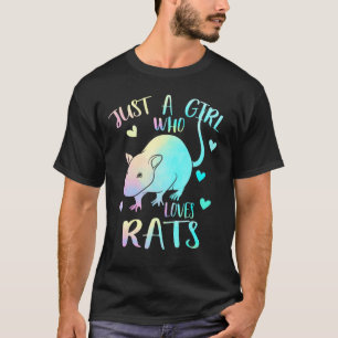 Alleen een meisje dat van Rats houdt, dacht dat Cu T-shirt