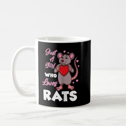 Alleen een meisje dat van Rats houdt Koffiemok (Links)