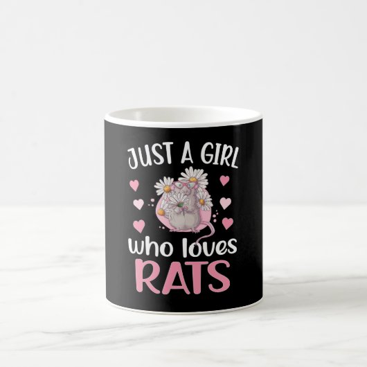 Alleen een meisje dat van Rats houdt, Rat Mam Gift Koffiemok (Center)
