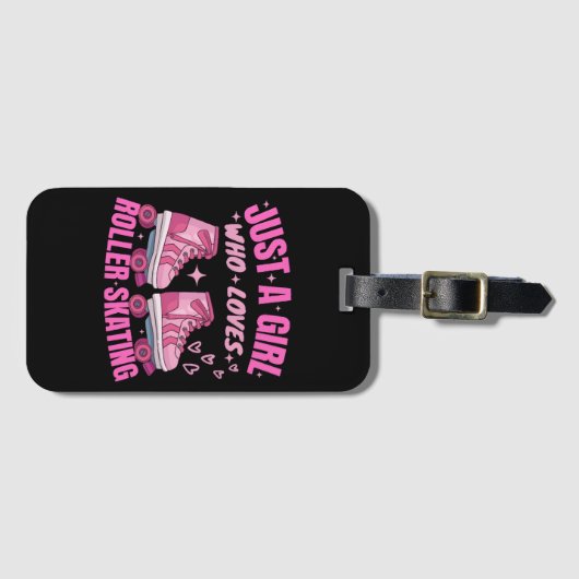 Alleen een meisje dat van Roller houdt. Bagagelabel (Voorkant (horizontaal))