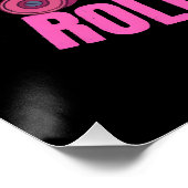 Alleen een meisje dat van Roller houdt. Perfect Poster (Hoek)