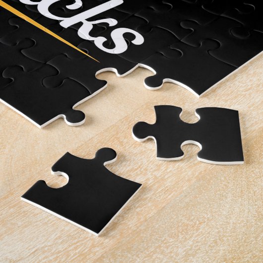 Alleen een meisje dat van Rubber Duck houdt Legpuzzel (Zijkant)