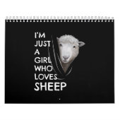 Alleen een meisje dat van schapen houdt | cadeau v kalender (Hoes)
