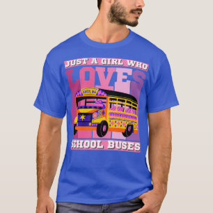 Alleen een meisje dat van school houdt, geeft grap t-shirt