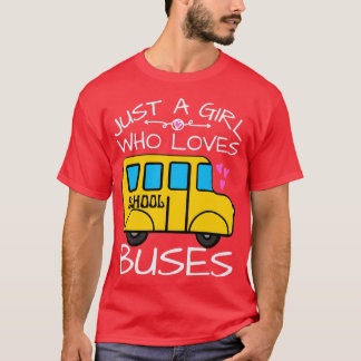 Alleen een meisje dat van school houdt, maakt gebr t-shirt