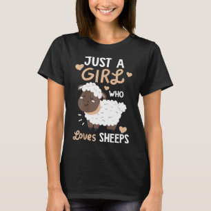 Alleen een meisje dat van Sheeps houdt... T-shirt