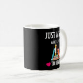 Alleen een meisje dat van Shirt houdt... Koffiemok (Voorkant rechts)