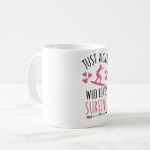 Alleen een meisje dat van surfen houdt | Surfer Gi Koffiemok (Voorkant links)