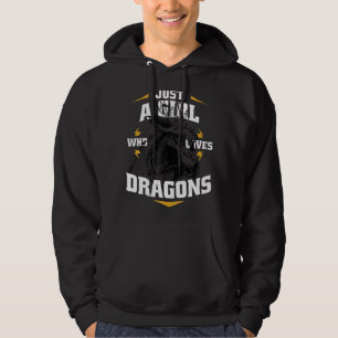 Alleen een meisje dat van vaders Dragons houdt, vi Hoodie