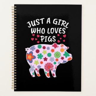 Alleen een meisje dat van varkens houdt Gift Women Planner