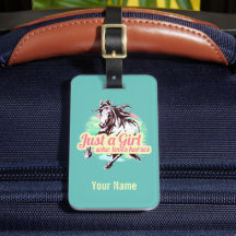 Alleen een meisje dat van Waterverf-Vintage houdt