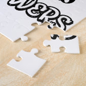 Alleen een meisje dat van zonnebloemen houdt legpuzzel (Zijkant)