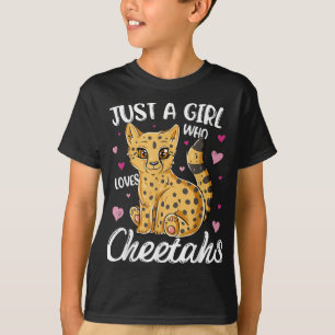 alleen een meisje dat zo dol is op cheeta ' s t-shirt