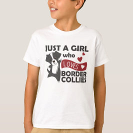 Alleen een meisje houdt van de grens. t-shirt