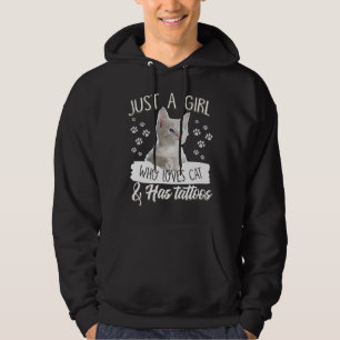 Alleen een meisje van de keuken heeft Tattoo cadea Hoodie