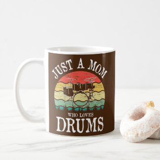 Alleen een moeder die van Drums houdt Koffiemok