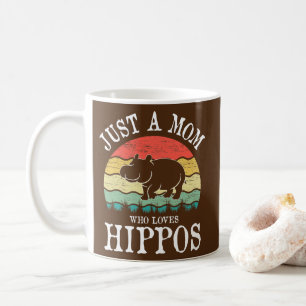 Alleen een moeder die van Hippos houdt Koffiemok