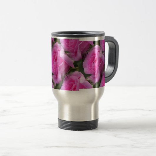 Alleen een  mok met rozen (Voorkant rechts)