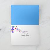 Alleen een opmerking-muzieknoten kaart (Binnen)