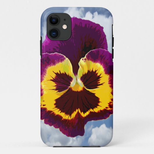 Alleen een Pansy Blossom + jouw tekst & ideeën Case-Mate iPhone Case (Achterkant)