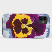 Alleen een Pansy Blossom + jouw tekst & ideeën Case-Mate iPhone Case (Achterkant (horizontaal))