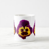 Alleen een Pansy Blossom + jouw tekst & ideeën Koffiemok (Center)