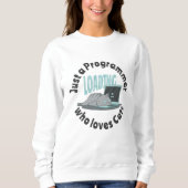 Alleen een programmeur die van katten houdt trui (Voorkant)