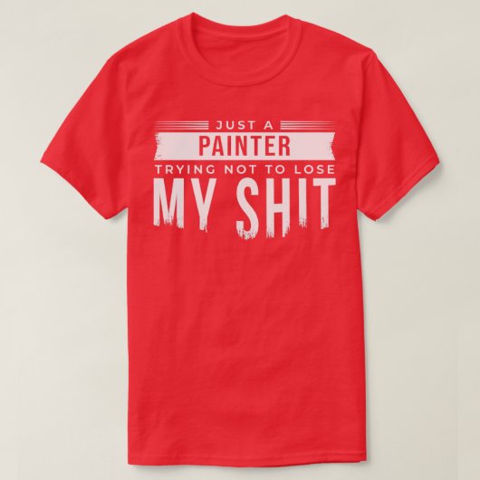 Alleen een schilder t-shirt (Design voorkant)