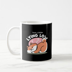 Alleen een Shiba Lying Low: Schattige Shiba Inu-on Koffiemok