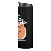 Alleen een Shiba Lying Low: Schattige Shiba Inu-on Thermosbeker (Geroteerd rechts)