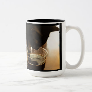 Alleen een slokje : Orion Mijn Kat Kopje Tweekleurige Koffiemok