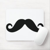 alleen een snor muismat (Met muis)