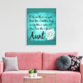 Alleen een tante canvas muur decor afdruk (Insitu (Woonkamer))