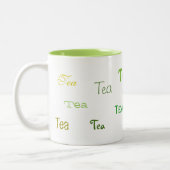 Alleen een thee tweekleurige koffiemok (Links)