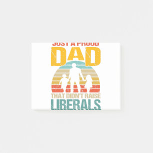 Alleen een vader die geen liberalen heeft opgehaal post-it® notes