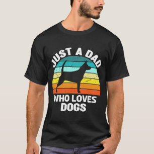 Alleen een vader die van Dogs Dog Owner Menu2019s  T-shirt